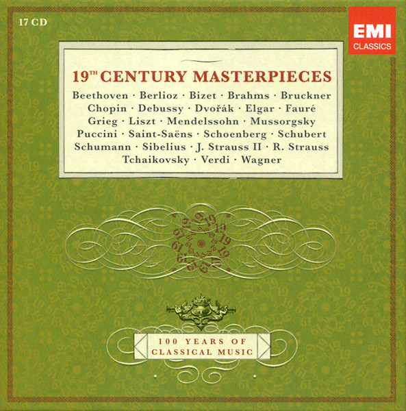 19th Century Masterpieces - 100 Years of Classical Music [17хCD] Import